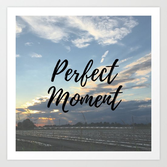 Perfect Moment Art Print
