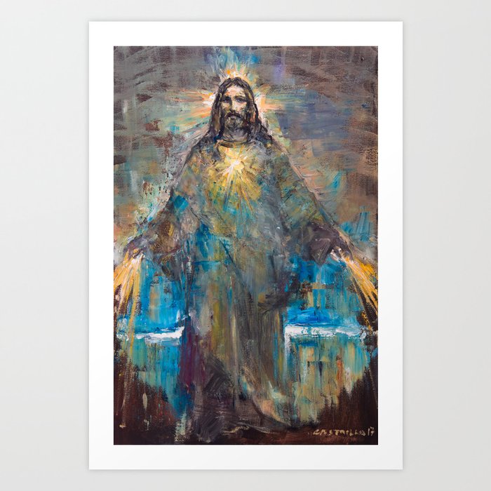 NEW EDITION: I AM THE LIGHT OF THE WORLD Art Print
