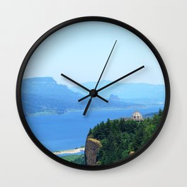 Crown Point, Oregon Photograph Wall Clock