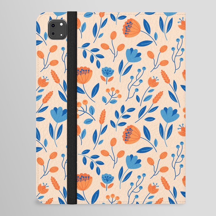 Floral pattern iPad Folio Case