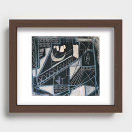 MAD_MOON_CITY Recessed Framed Print