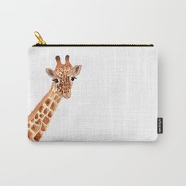 Watercolor Giraffe Carry-All Pouch