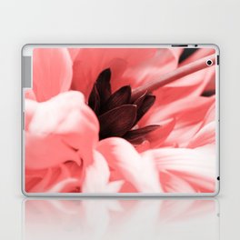 Pink Deer Antler Chrysanthemum Flower Laptop Skin