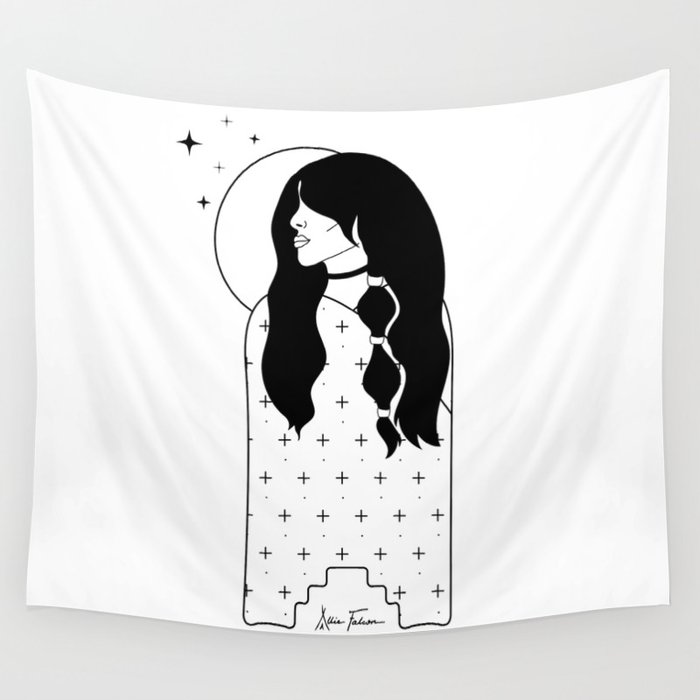 Moon Maiden Wall Tapestry
