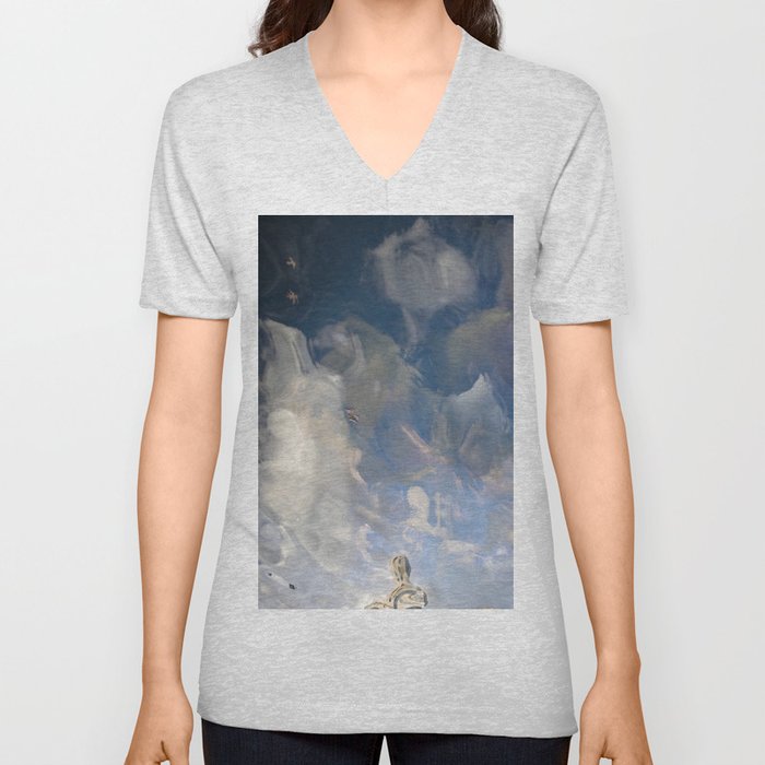 Semiotic Sky  V Neck T Shirt