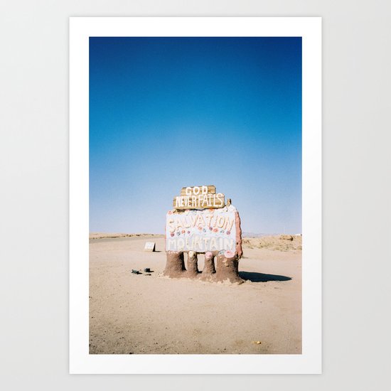 Salvation Mountain Art Print