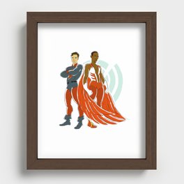 Classic spandex Recessed Framed Print