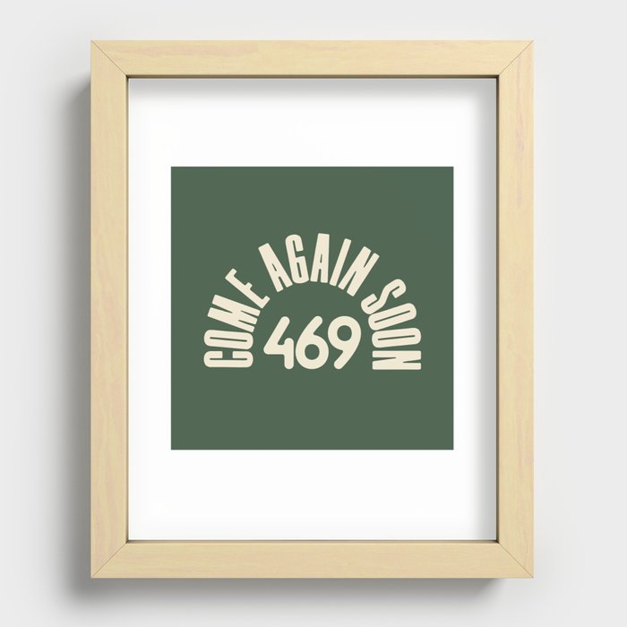 SOON 469 Recessed Framed Print