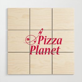 pizza planet Wood Wall Art