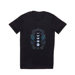 Moonlight Garden - Blue T Shirt