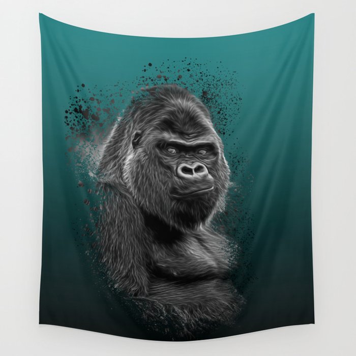 Gorilla tapestry hotsell