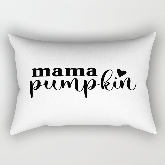 Mom Pumpkin Rectangular Pillow