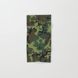 Military camouflage,soldiers pattern decor. Hand & Bath Towel