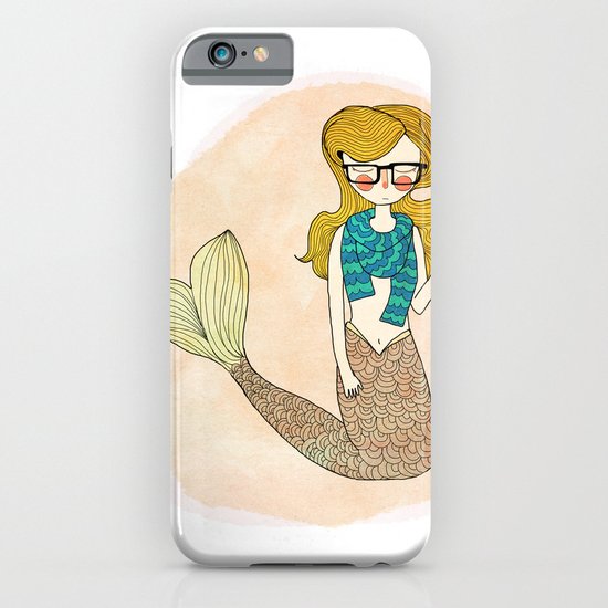 Hipster Mermaid iPhone & iPod Case