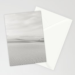 White Sands Black and White Stationery Card