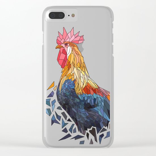 Rooster Clear iPhone Case