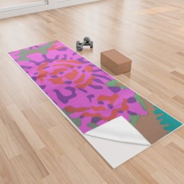 7 motifs en couleur Yoga Towel