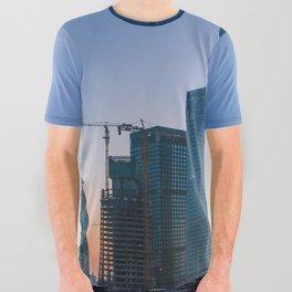 hina Photography - Tall Skyscraper In Central Beijing All Over Graphic Tee