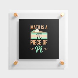 Funny Pi Day Floating Acrylic Print