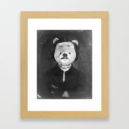 Edgar Allan Pooh Framed Art Print