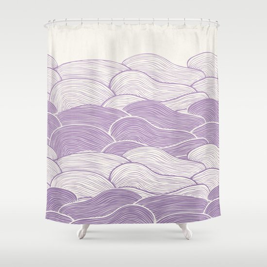 The Lavender Seas Shower Curtain