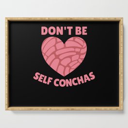 Don't Be Self Conchas Bun Heart Serving Tray