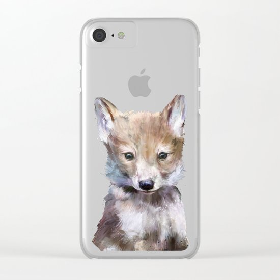 Little Wolf Clear iPhone Case