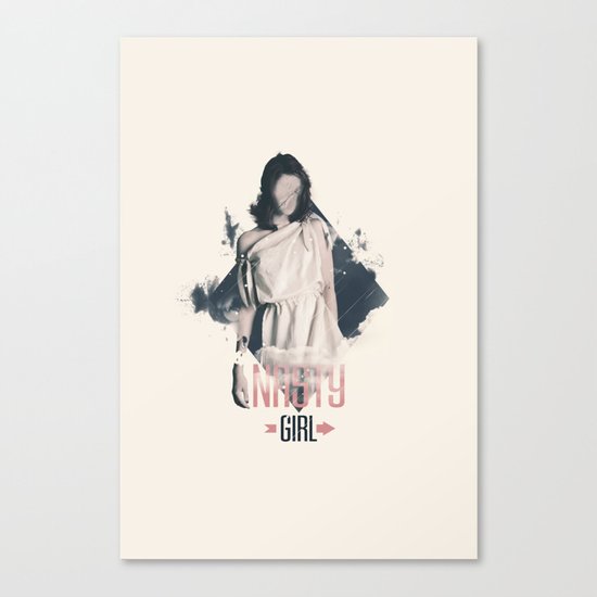 Nasty Girl Canvas Print