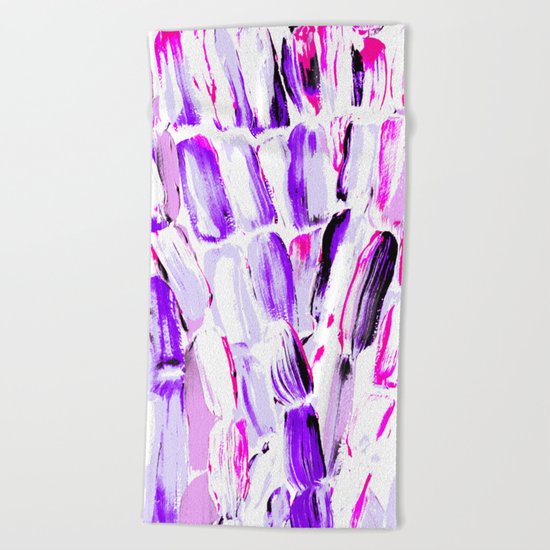Lavender Spring Sugarcane Beach Towel