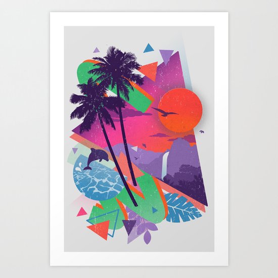 Tropix 96 Art Print