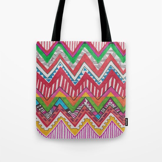 Peruvian Waves Tote Bag