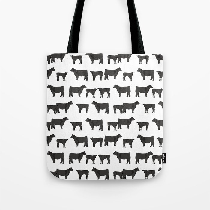 Angus Cattle breed farm gifts must have cow animal Tote Bag