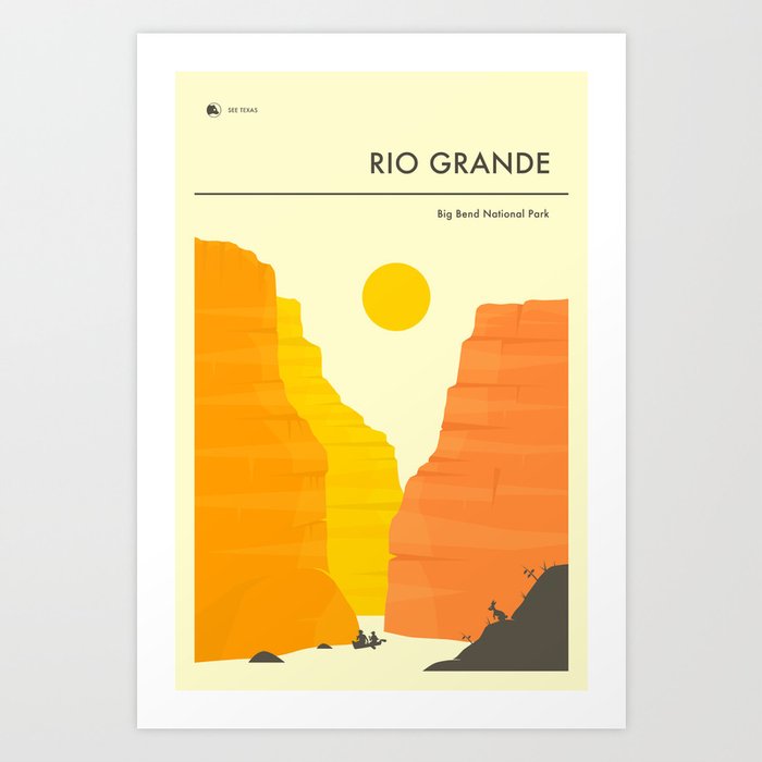 THE RIO GRANDE Art Print