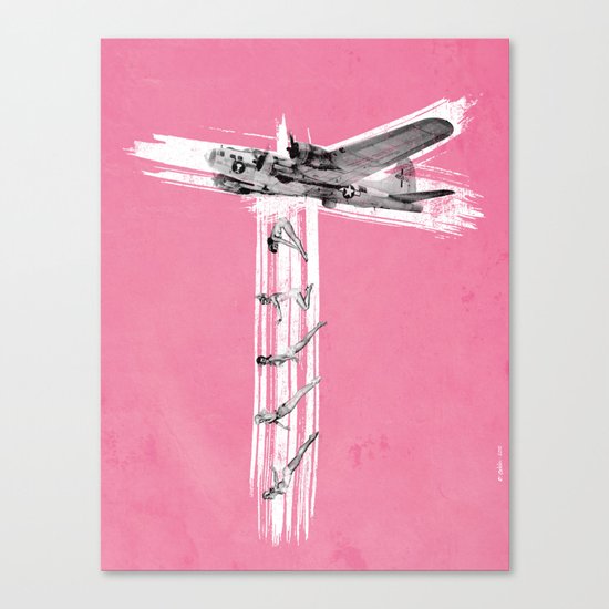Bombs Away! Canvas Print