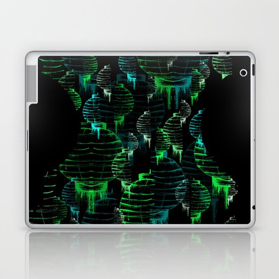 Lantern - green Laptop & iPad Skin