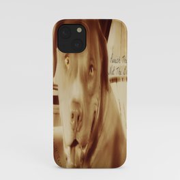 Punish The Deed, Not The Breed  iPhone Case