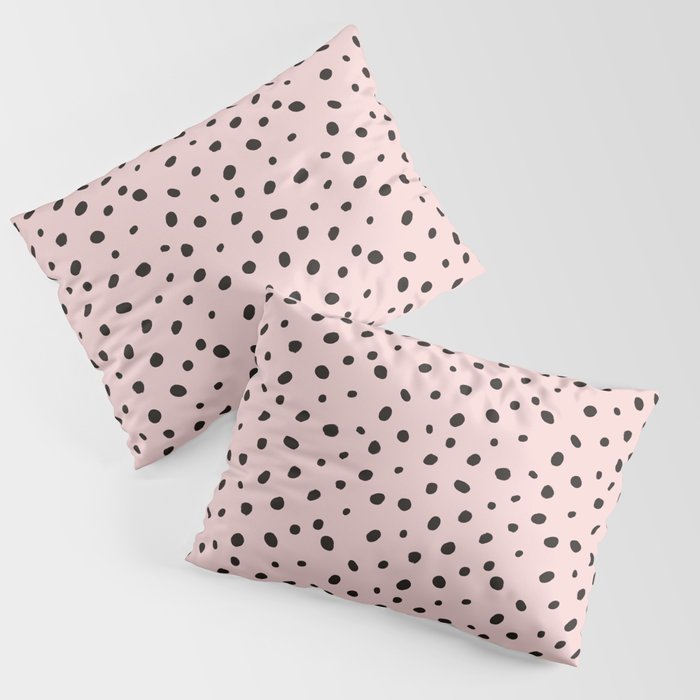 Hand-Drawn Pattern – Blush Pillow Sham