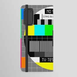 SMPTE color bars | TV Color Test Bars | Stand By Colour Bars Android Wallet Case