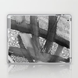 Monochromaitc Black and White Abstract Art Laptop Skin