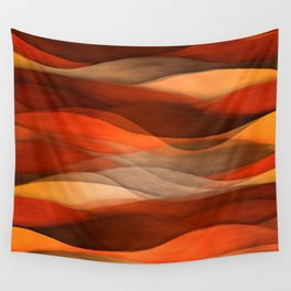 "Sea of sand and caramel waves" Wall Tapestry