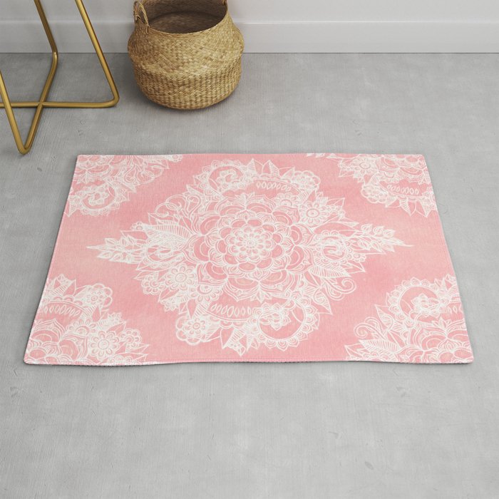 Marshmallow Lace Rug