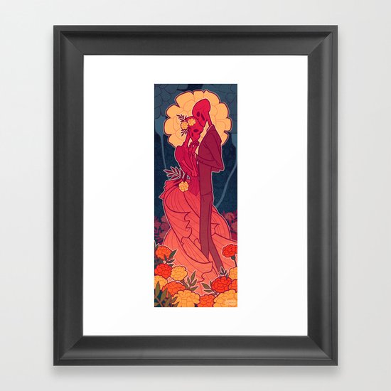 Muertos Framed Art Print