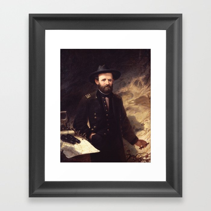 Portrait of Ulysses S. Grant Framed Art Print