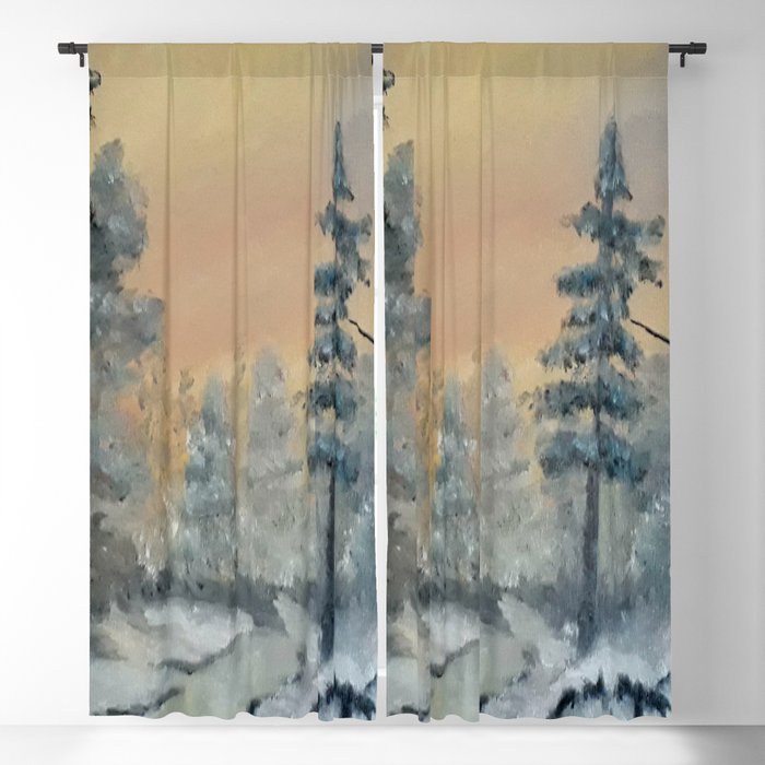 Winter Woods Luna Smith Scottish Art Oil Painting Luart