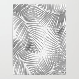 Palm Leaf Delicado Pattern #2 #tropical #wall #art #society6 Poster