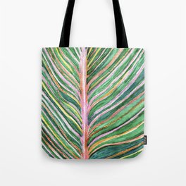 Leaf Watercolor Close-up Tote Bag