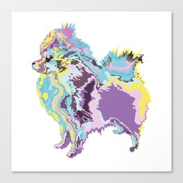 Mighty Puppy Pomeranian Canvas Print