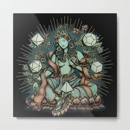 Sacred Geometry Mother - muted colors Metal Print