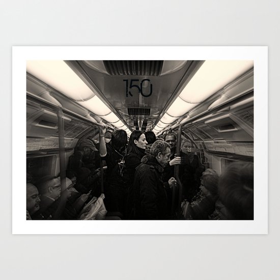 London Tube 150th Anniversary Art Print