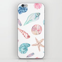 Seashells Pattern iPhone Skin